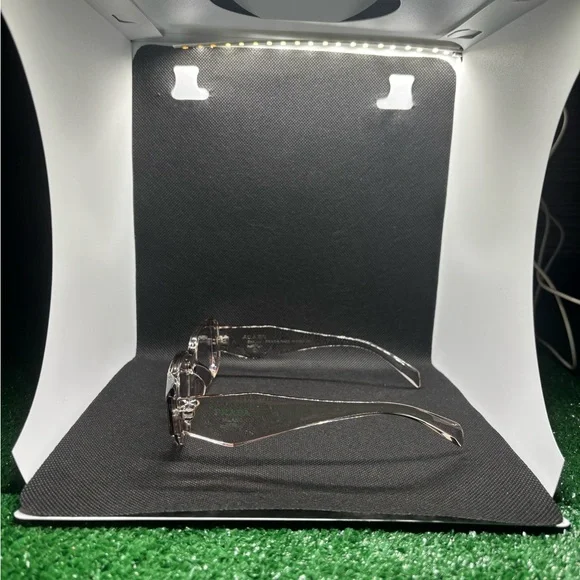 Prada Transparent Gray Glasses - Picture 2 of 5